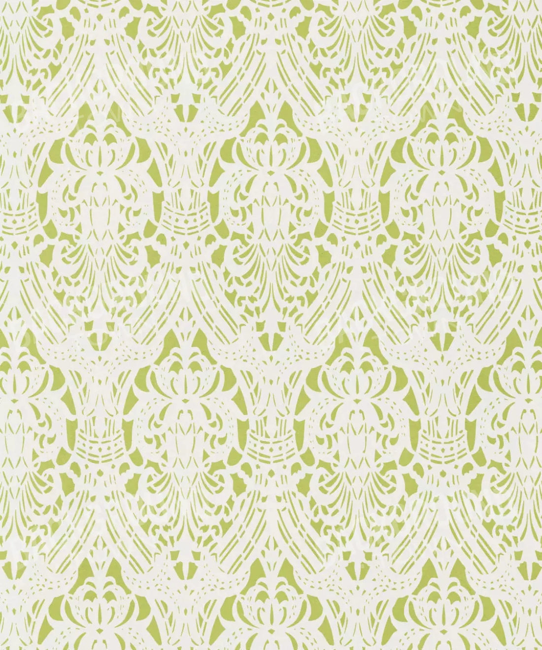 Green Damask Backdrop for Photography