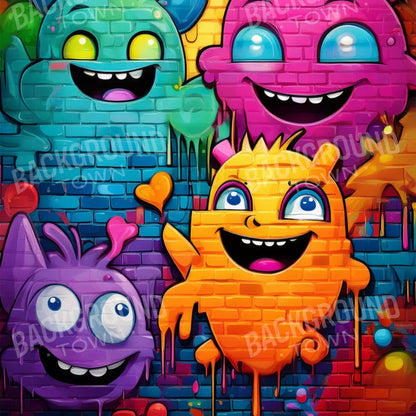 Character Graffiti 10’X10’ Ultracloth (120 X Inch) Backdrop