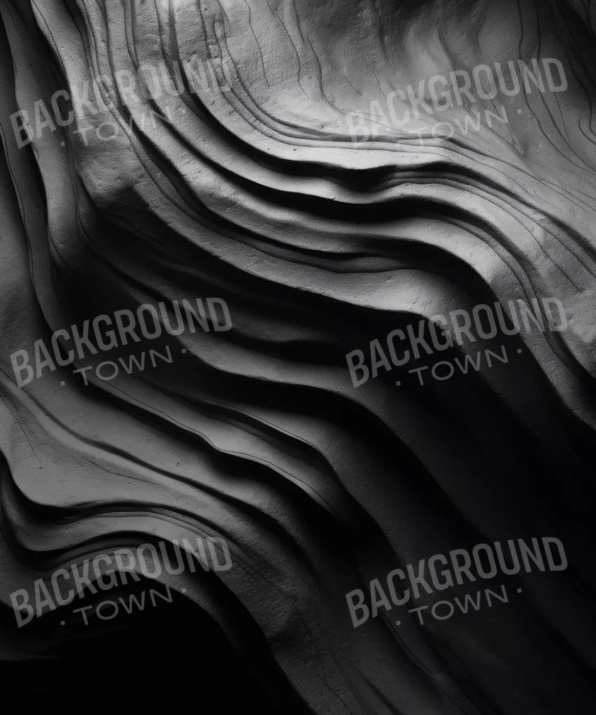 Charcoal Waves 10’X12’ Ultracloth (120 X 144 Inch) Backdrop