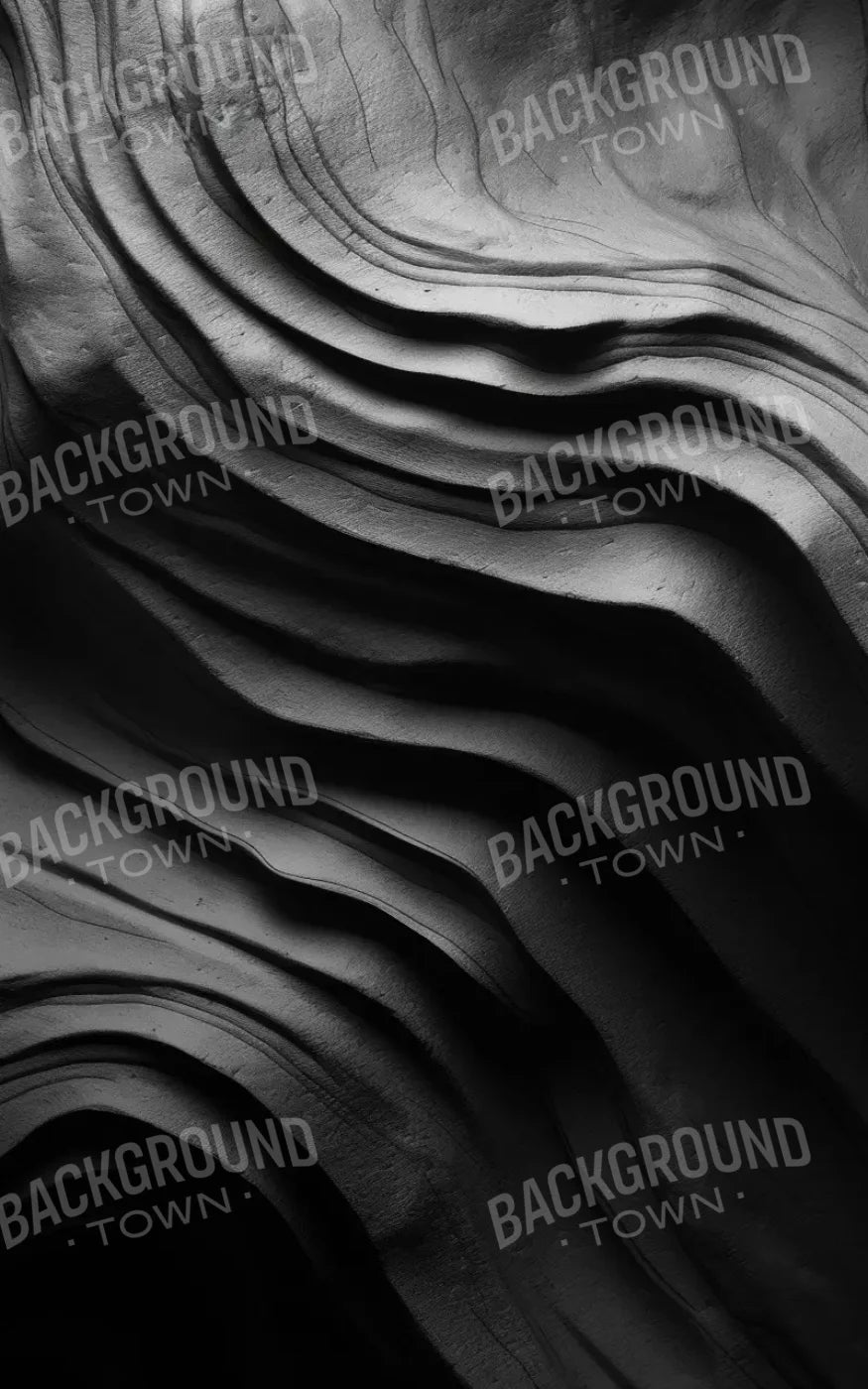 Charcoal Waves 10’X16’ Ultracloth (120 X 192 Inch) Backdrop