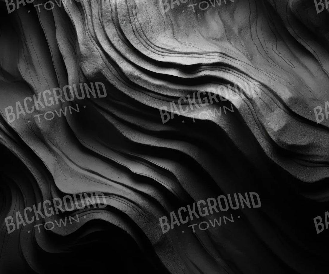 Charcoal Waves 5’X4’2 Fleece (60 X 50 Inch) Backdrop