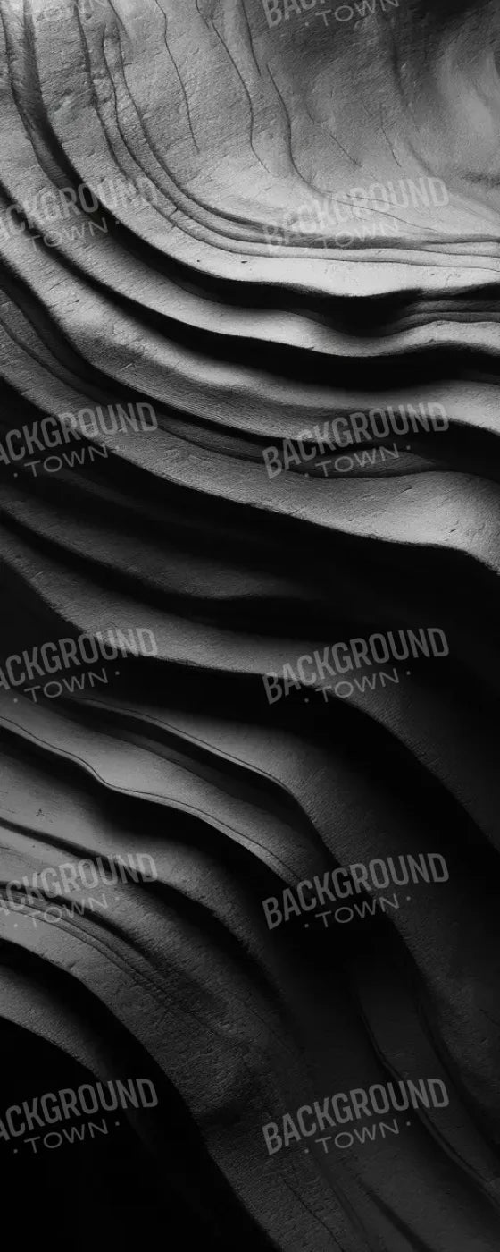 Charcoal Waves 8’X20’ Ultracloth (96 X 240 Inch) Backdrop