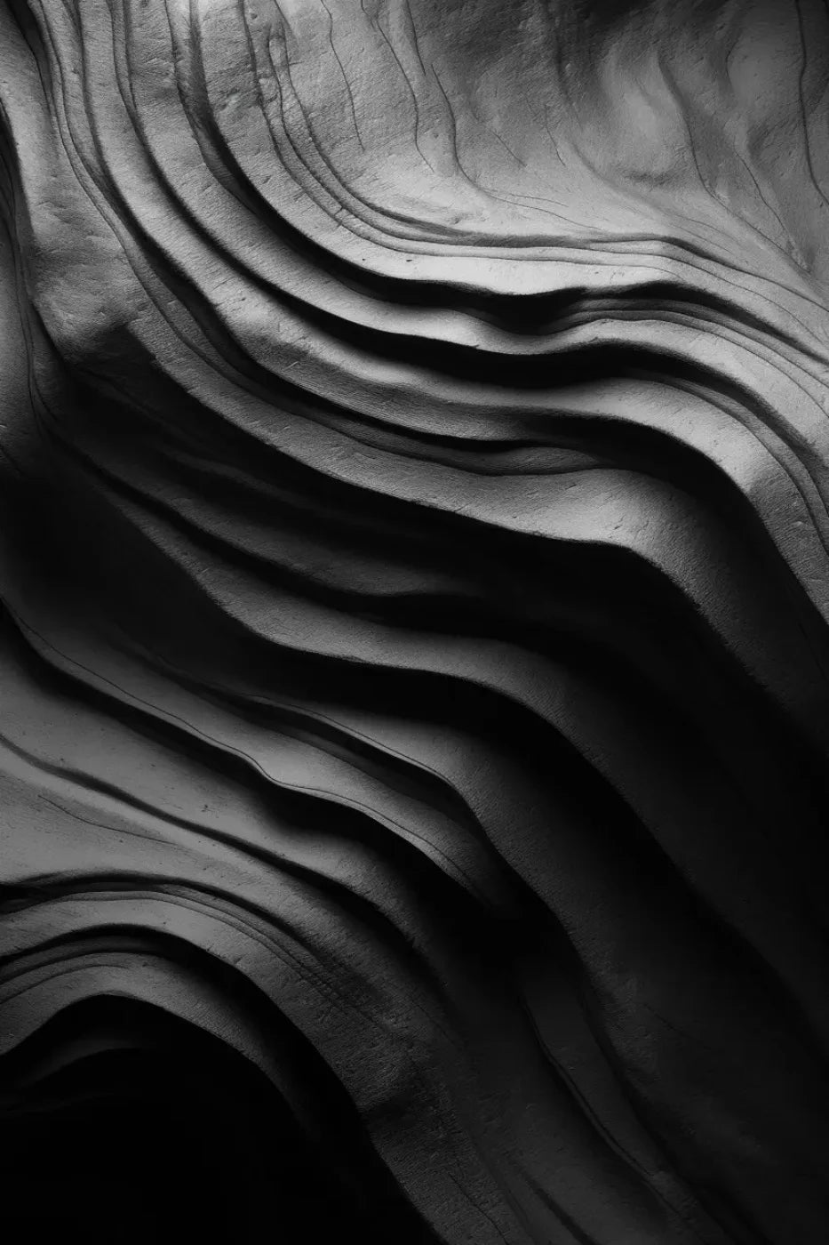 Charcoal Waves 8’X12’ Ultracloth (96 X 144 Inch) Backdrop