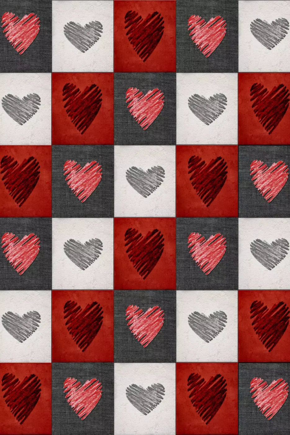 Checkered 5X8 Ultracloth ( 60 X 96 Inch ) Backdrop