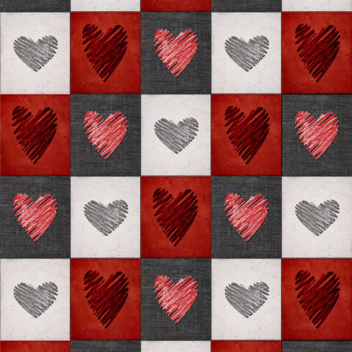 Checkered 8X8 Fleece ( 96 X Inch ) Backdrop