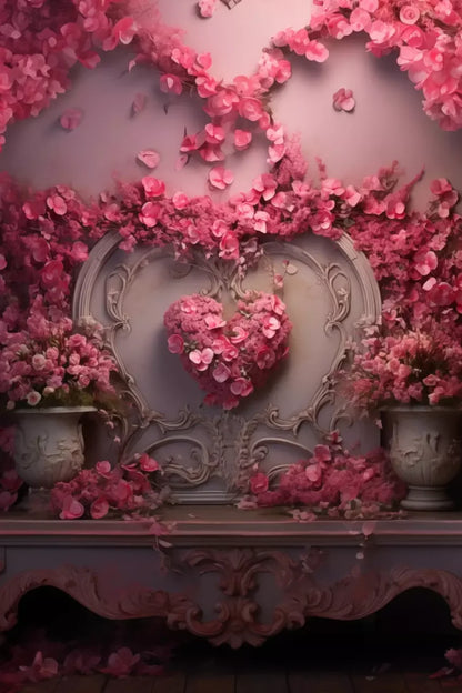 Cherry Blossom Love Ii 8’X12’ Ultracloth (96 X 144 Inch) Backdrop