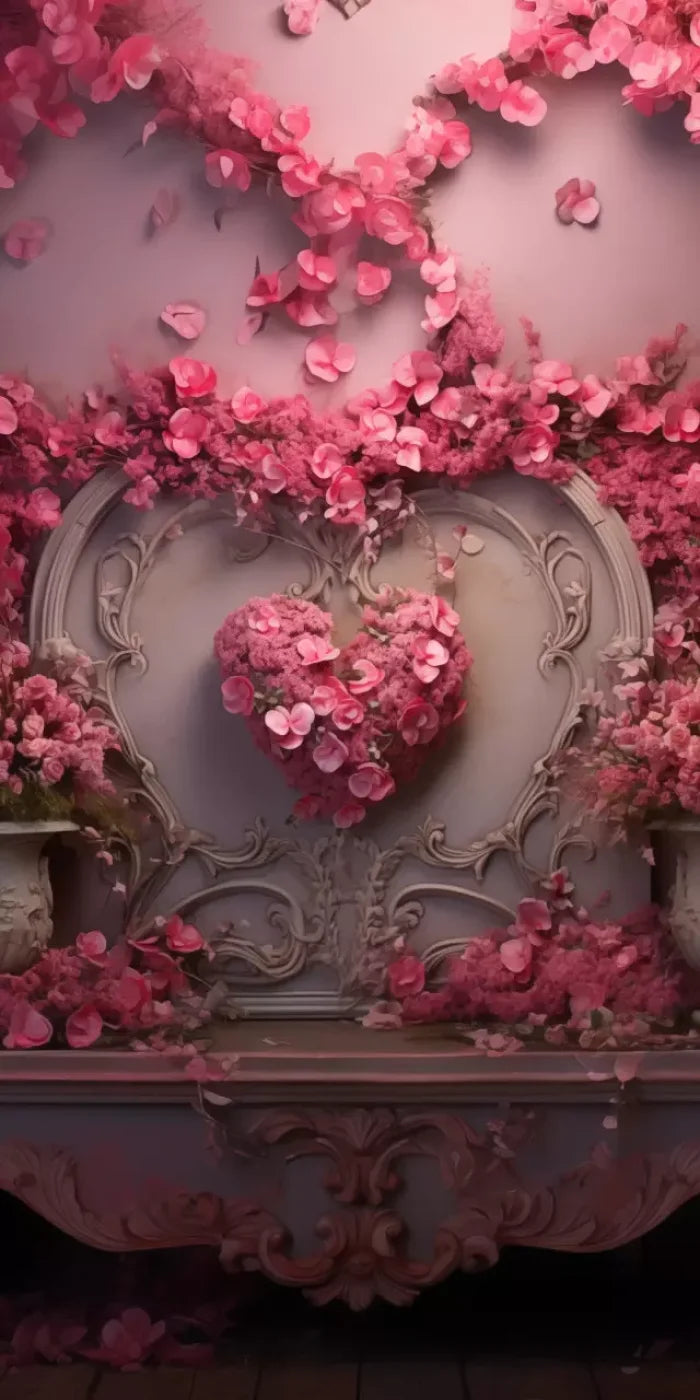 Cherry Blossom Love Ii 10’X20’ Ultracloth (120 X 240 Inch) Backdrop