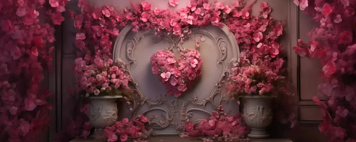 Cherry Blossom Love Ii 20’X8’ Ultracloth (240 X 96 Inch) Backdrop