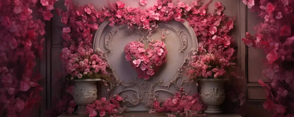 Cherry Blossom Love Ii 20’X8’ Ultracloth (240 X 96 Inch) Backdrop