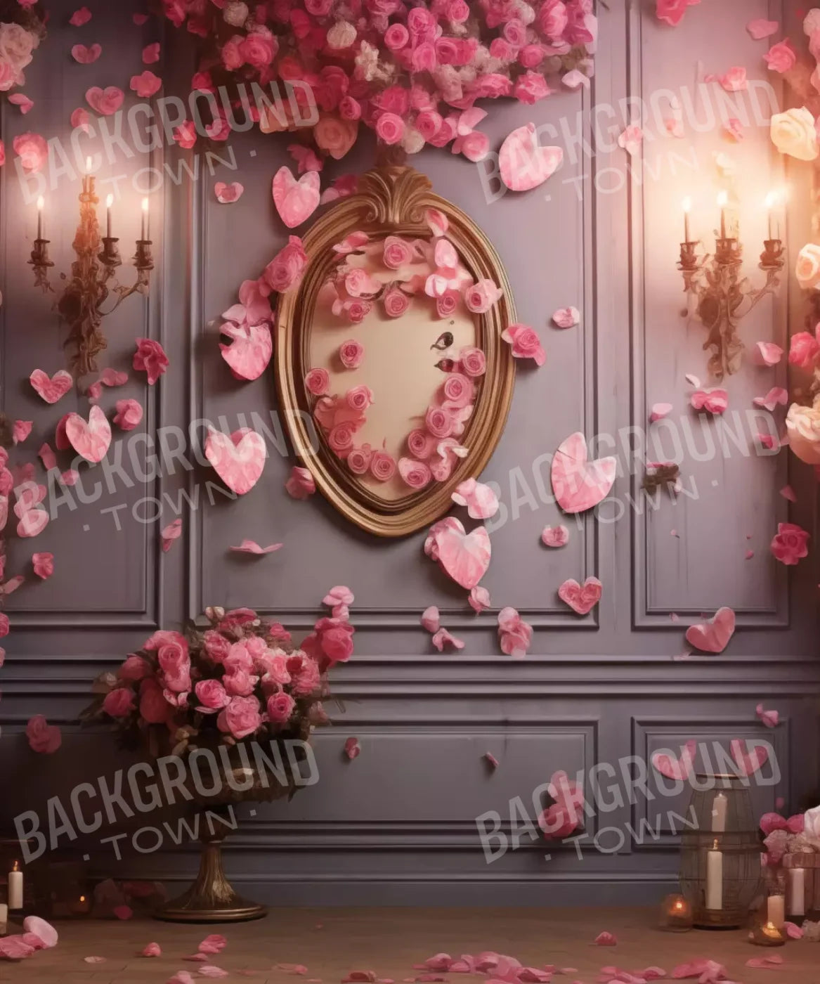 Cherry Blossom Love I 10’X12’ Ultracloth (120 X 144 Inch) Backdrop