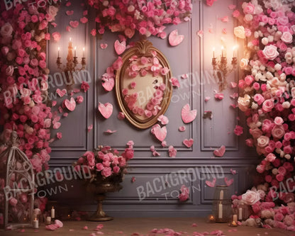 Cherry Blossom Love I 10’X8’ Fleece (120 X 96 Inch) Backdrop