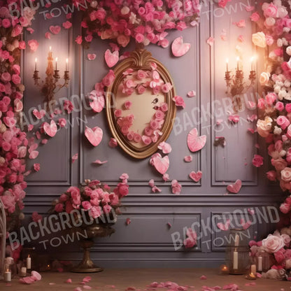 Cherry Blossom Love I 8’X8’ Fleece (96 X Inch) Backdrop