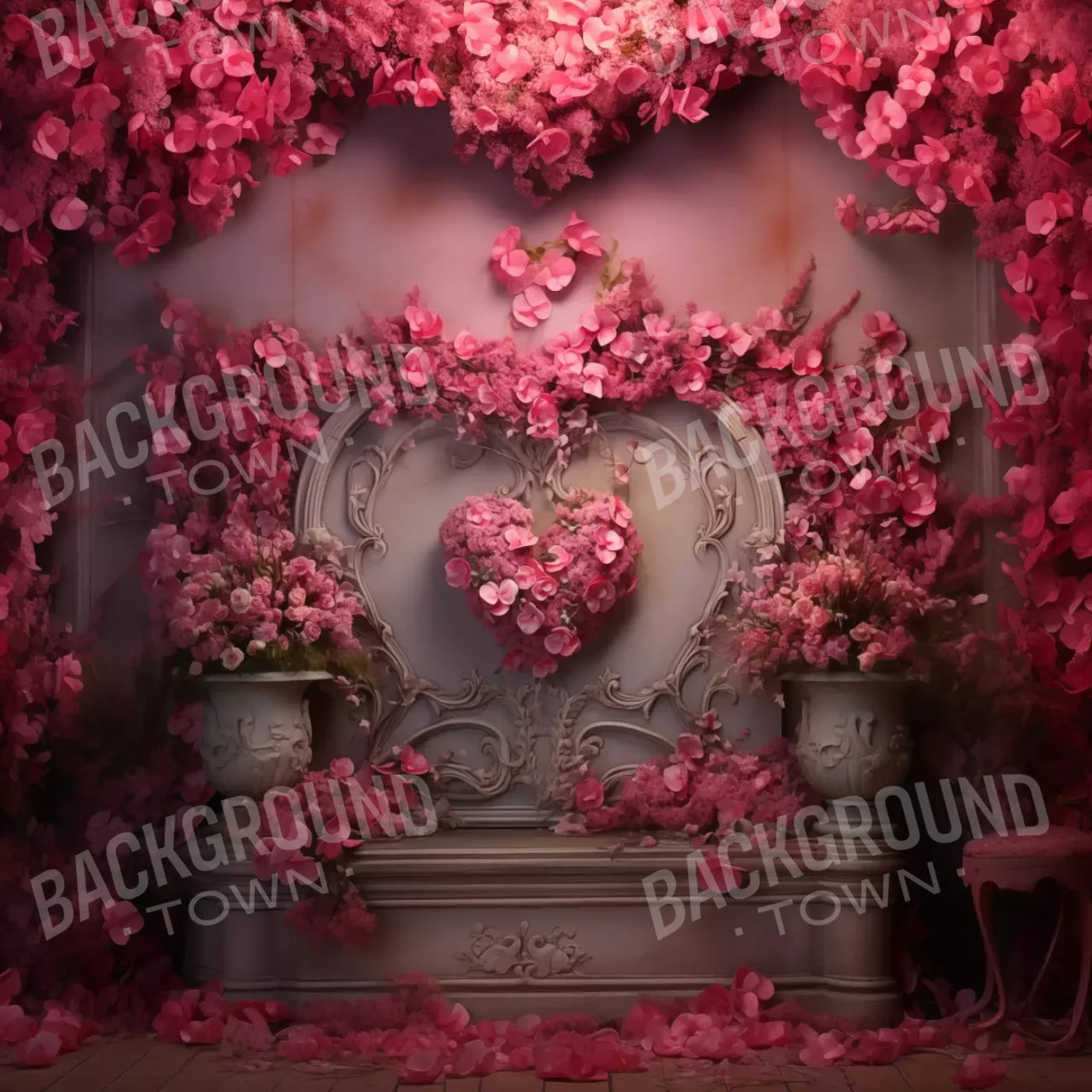 Cherry Blossom Love Iii 10’X10’ Ultracloth (120 X Inch) Backdrop