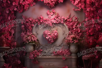 Cherry Blossom Love Iii 12’X8’ Ultracloth (144 X 96 Inch) Backdrop
