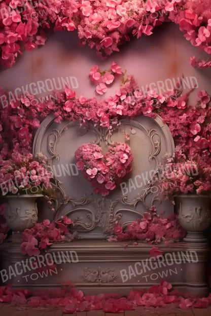 Cherry Blossom Love Iii 8’X12’ Ultracloth (96 X 144 Inch) Backdrop