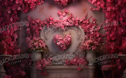 Cherry Blossom Love Iii 8’X5’ Ultracloth (96 X 60 Inch) Backdrop