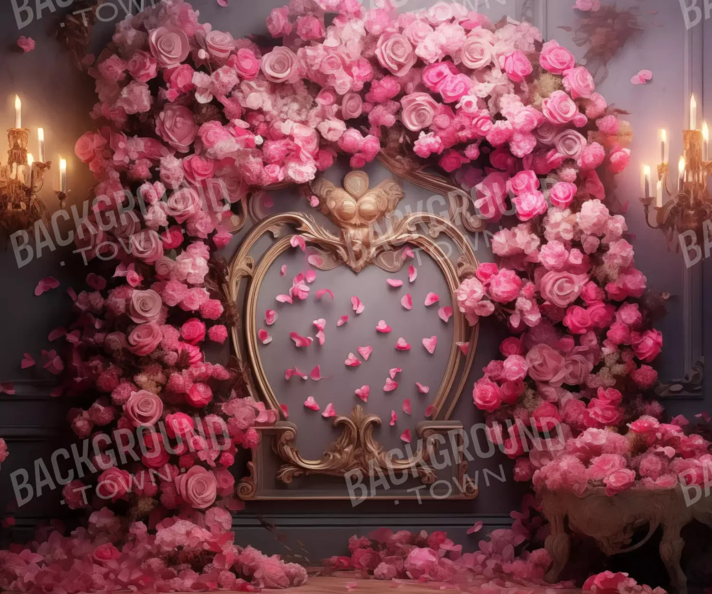 Cherry Blossom Love Iv 12’X10’ Ultracloth (144 X 120 Inch) Backdrop