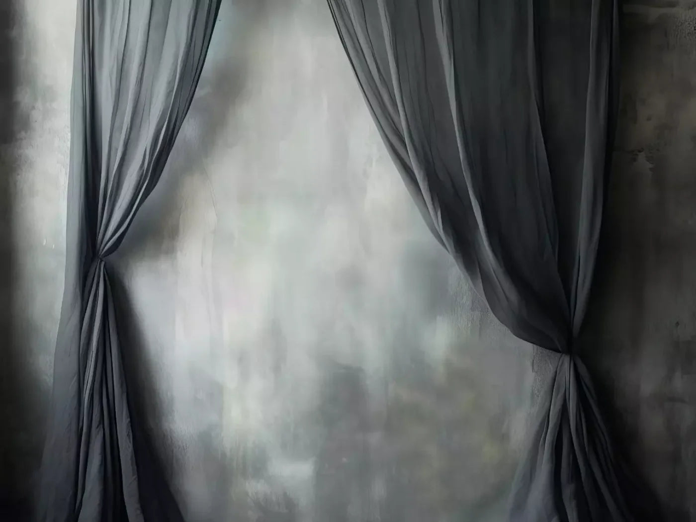 Chiffon Elegance Charcoal Ii 8’X6’ Fleece (96 X 72 Inch) Backdrop