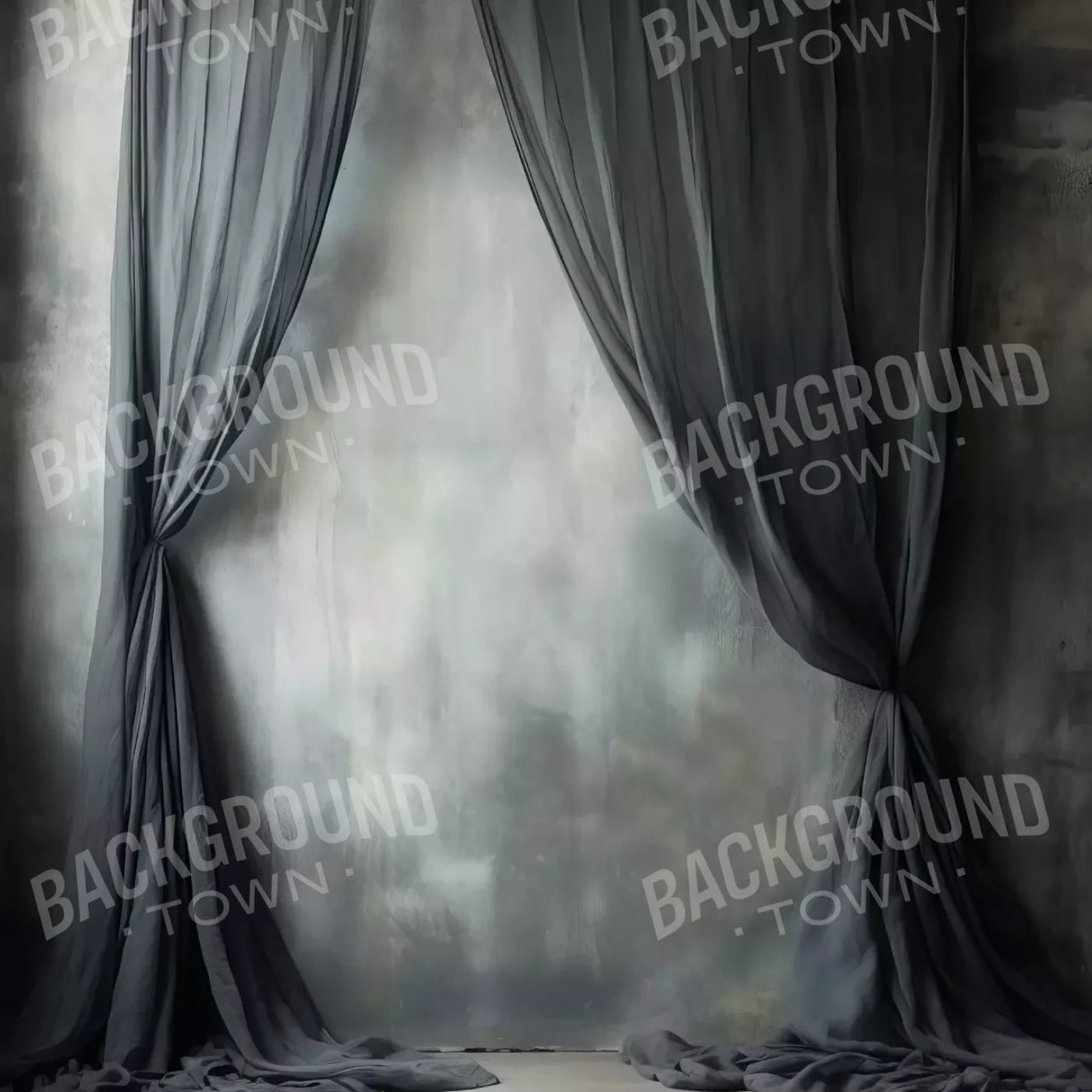 Chiffon Elegance Charcoal Ii 10’X10’ Ultracloth (120 X Inch) Backdrop
