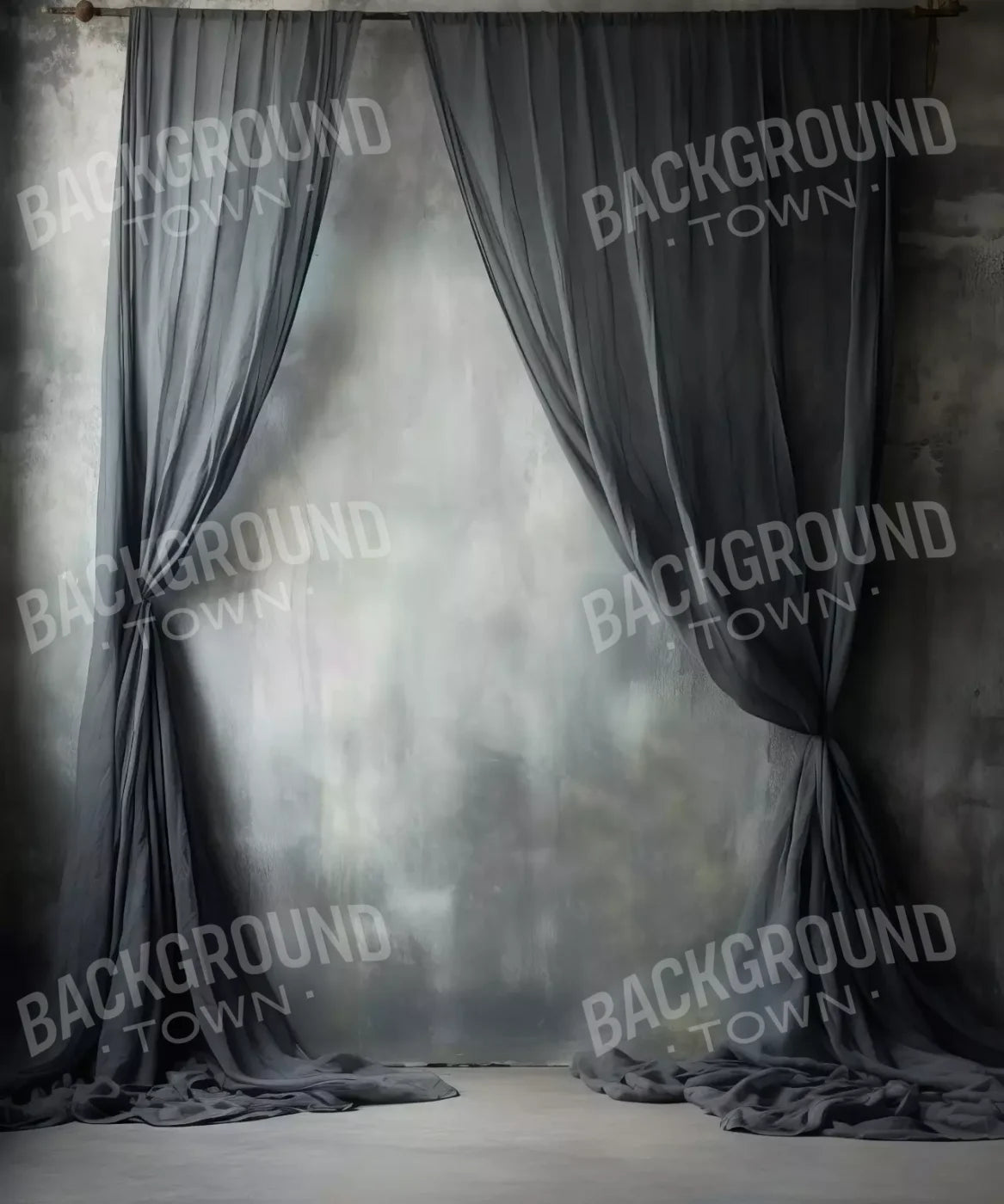 Chiffon Elegance Charcoal Ii 10’X12’ Ultracloth (120 X 144 Inch) Backdrop
