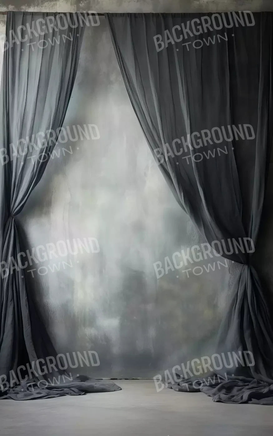 Chiffon Elegance Charcoal Ii 10’X16’ Ultracloth (120 X 192 Inch) Backdrop