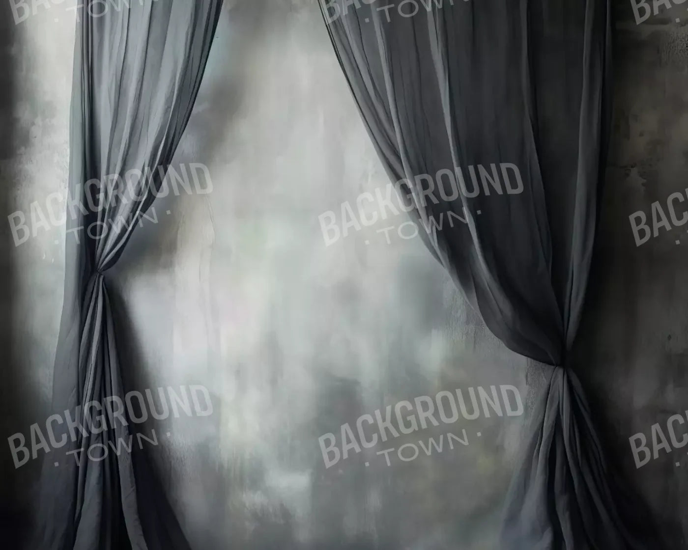 Chiffon Elegance Charcoal Ii 10’X8’ Fleece (120 X 96 Inch) Backdrop