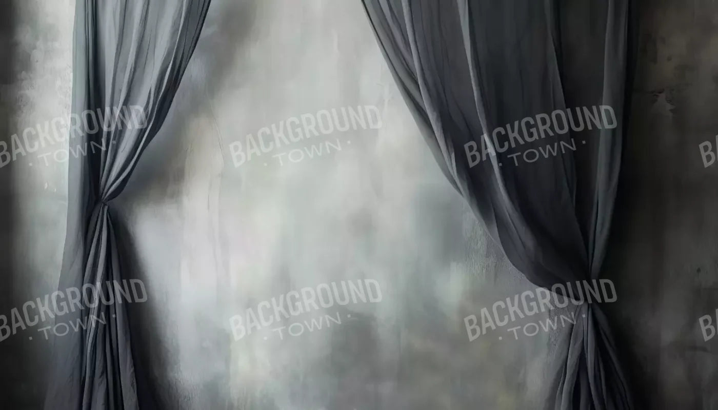 Chiffon Elegance Charcoal Ii 14’X8’ Ultracloth (168 X 96 Inch) Backdrop