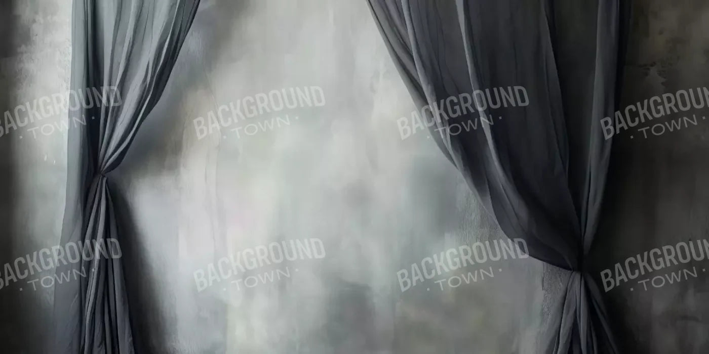 Chiffon Elegance Charcoal Ii 16’X8’ Ultracloth (192 X 96 Inch) Backdrop