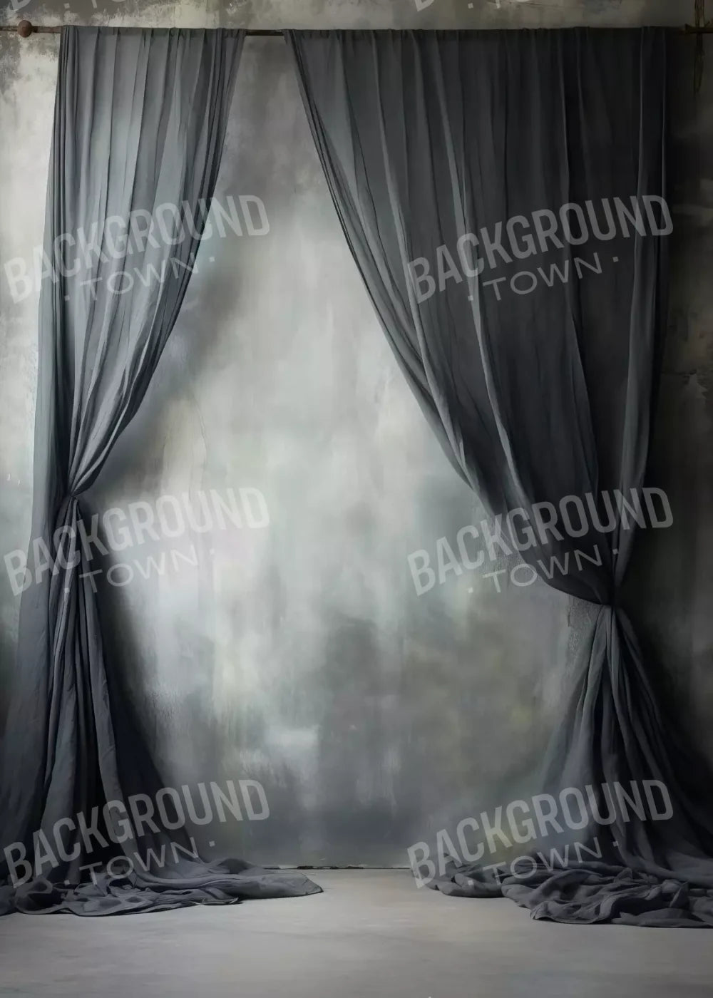 Chiffon Elegance Charcoal Ii 5’X7’ Ultracloth (60 X 84 Inch) Backdrop