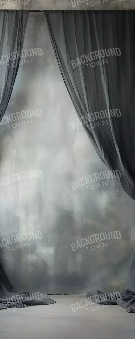 Chiffon Elegance Charcoal Ii 8’X20’ Ultracloth (96 X 240 Inch) Backdrop