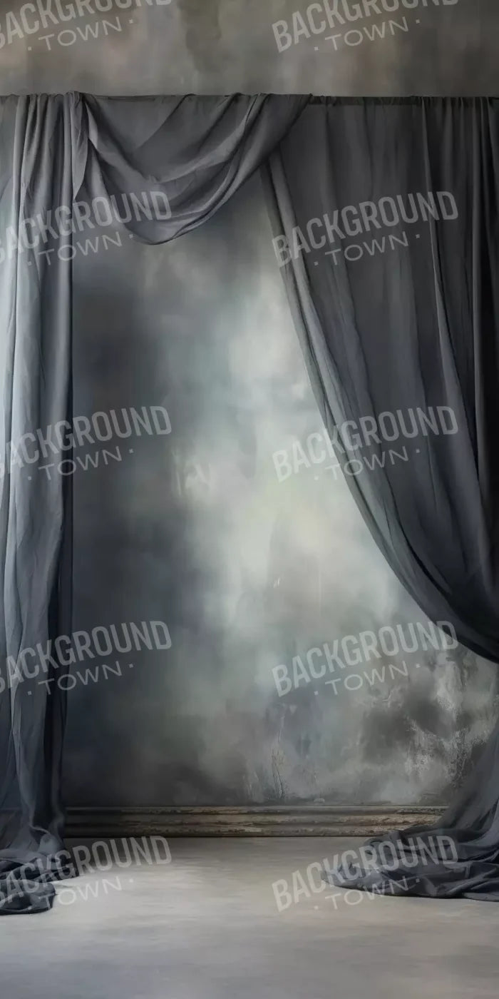 Chiffon Elegance Charcoal Vi 10’X20’ Ultracloth (120 X 240 Inch) Backdrop