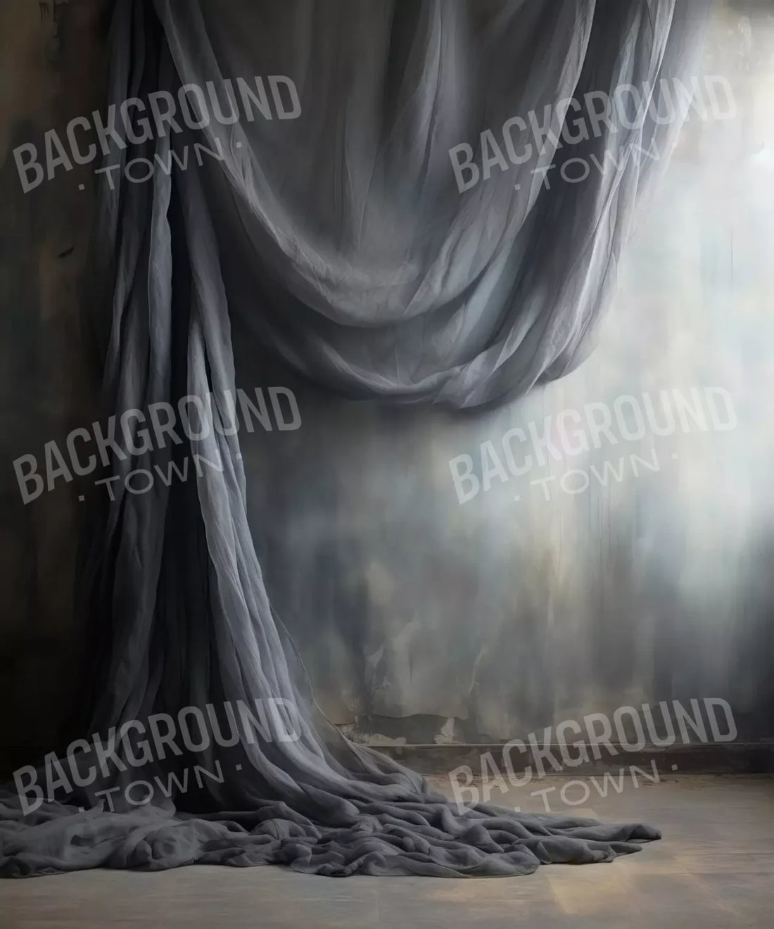 Gray Elegant Fine Art Backdrop for Photography