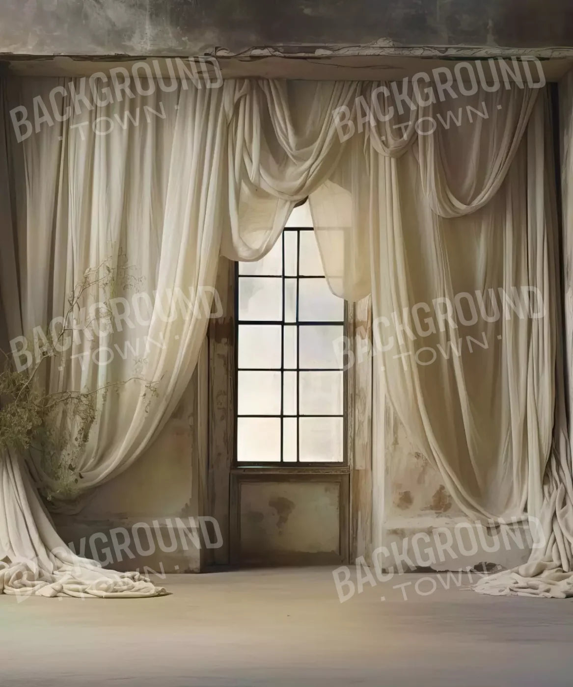 Chiffon Elegance I 10X12 Ultracloth ( 120 X 144 Inch ) Backdrop