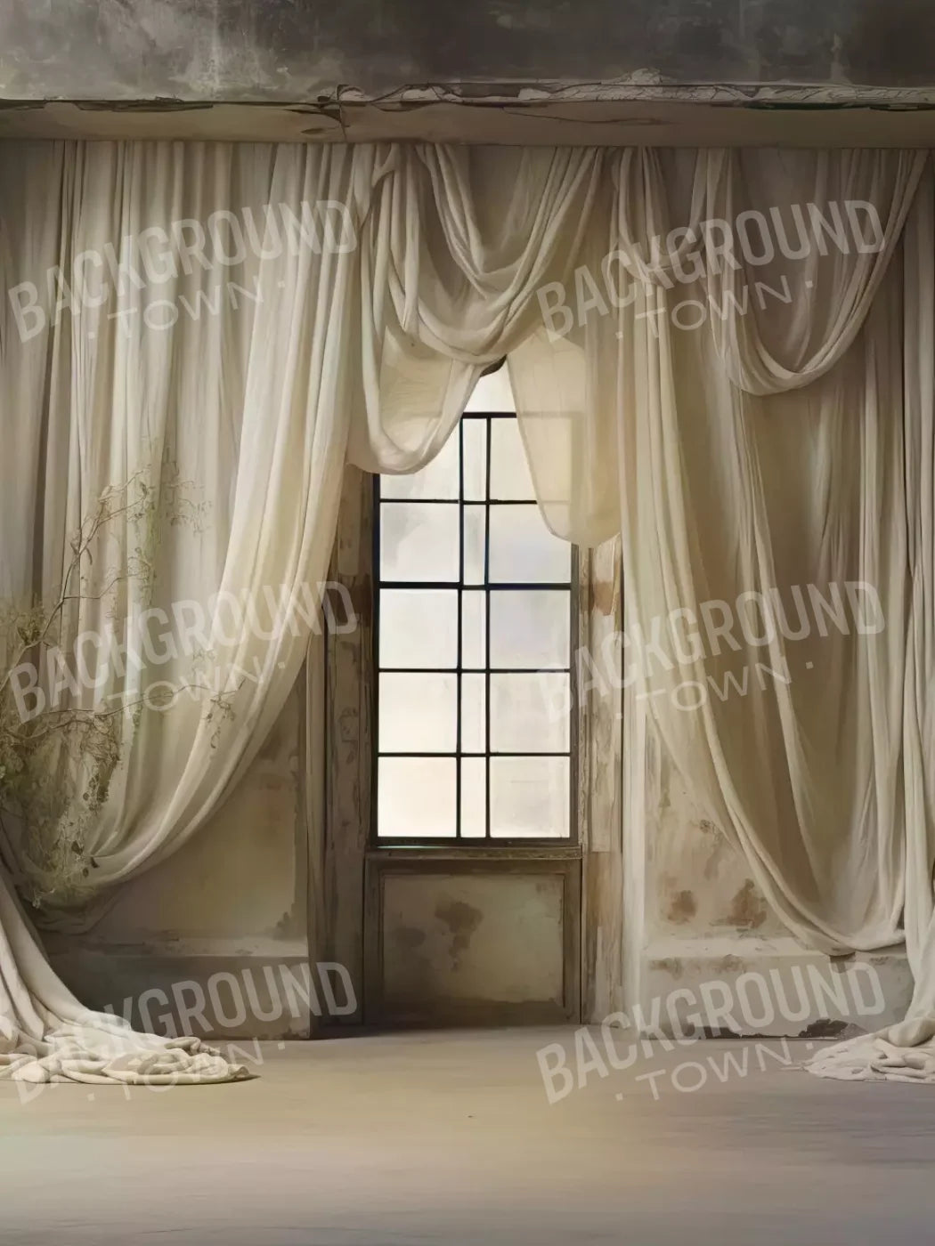 Chiffon Elegance I 5X68 Fleece ( 60 X 80 Inch ) Backdrop