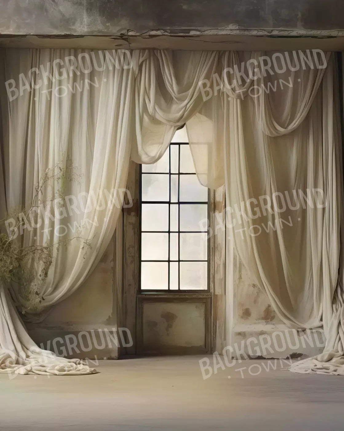 Chiffon Elegance I 8X10 Fleece ( 96 X 120 Inch ) Backdrop