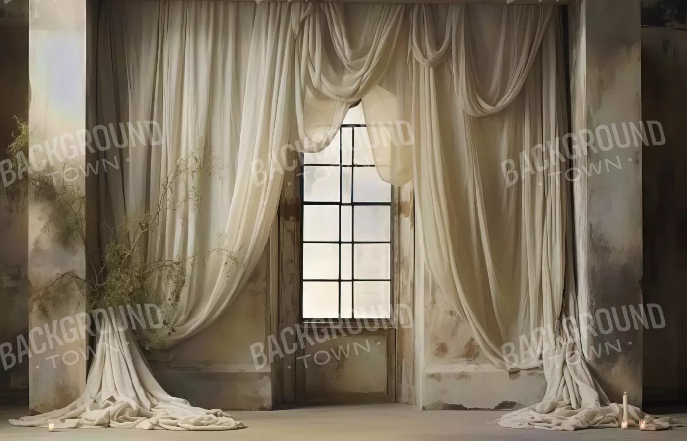 Chiffon Ellagance I 14X9 Ultracloth ( 168 X 108 Inch ) Backdrop