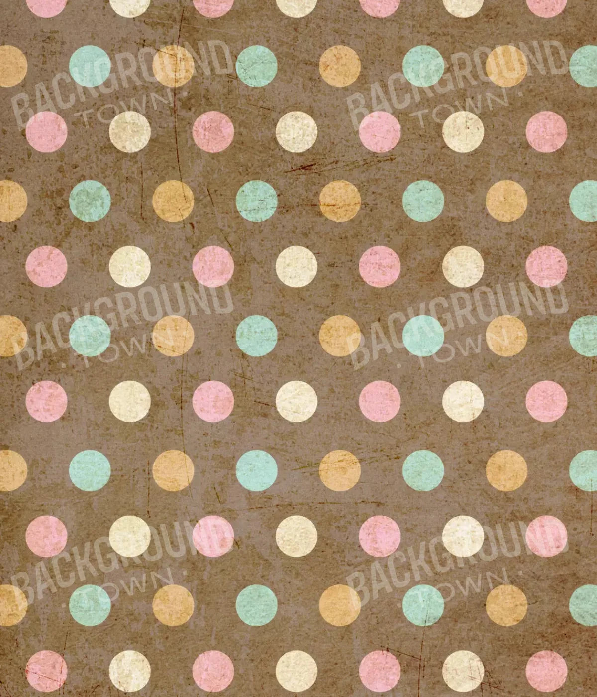 Choco Dots 10X12 Ultracloth ( 120 X 144 Inch ) Backdrop