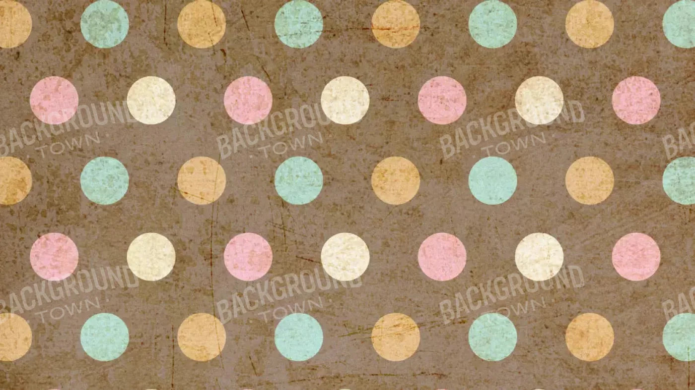 Choco Dots 14X8 Ultracloth ( 168 X 96 Inch ) Backdrop