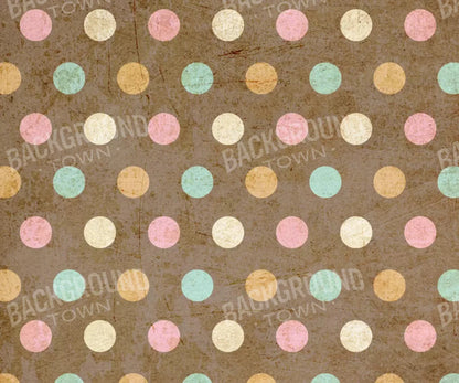 Choco Dots 5X42 Fleece ( 60 X 50 Inch ) Backdrop