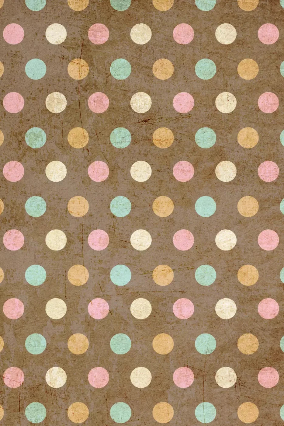 Choco Dots 4X5 Rubbermat Floor ( 48 X 60 Inch ) Backdrop