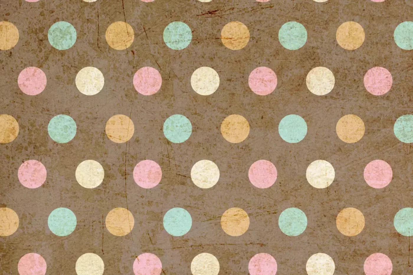 Choco Dots 5X4 Rubbermat Floor ( 60 X 48 Inch ) Backdrop