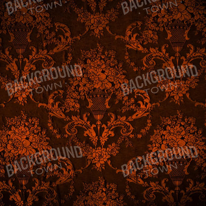Chocolate Damask 10X10 Ultracloth ( 120 X Inch ) Backdrop