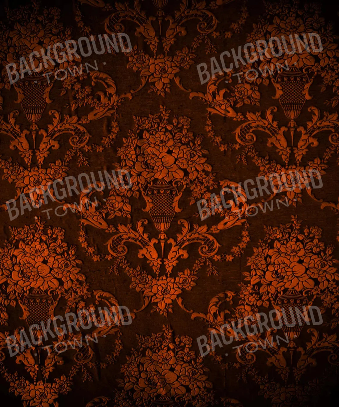 Brown Damask Backdrop for Photography