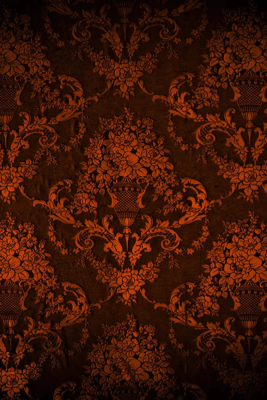 Chocolate Damask 5X76 For Lvl Up Backdrop System ( 60 X 90 Inch )