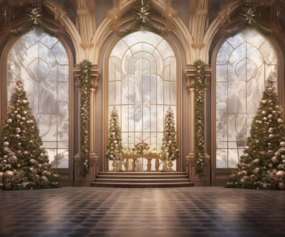 Christmas Ballroom Backdrop