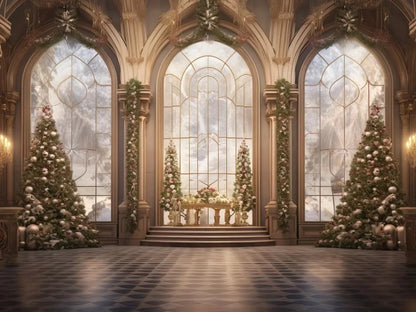 Christmas Ballroom Backdrop