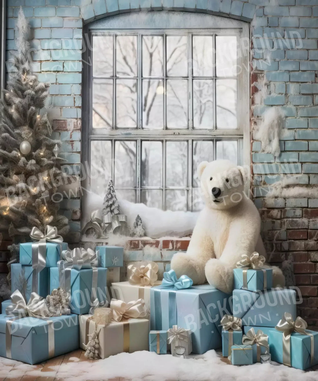 Blue , White Backdrop for Photography