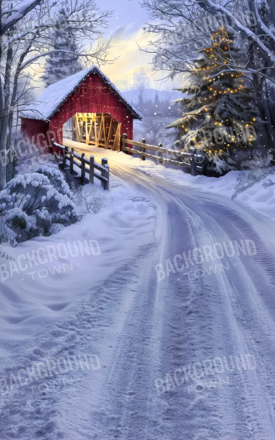 White Christmas Backdrop for Photography