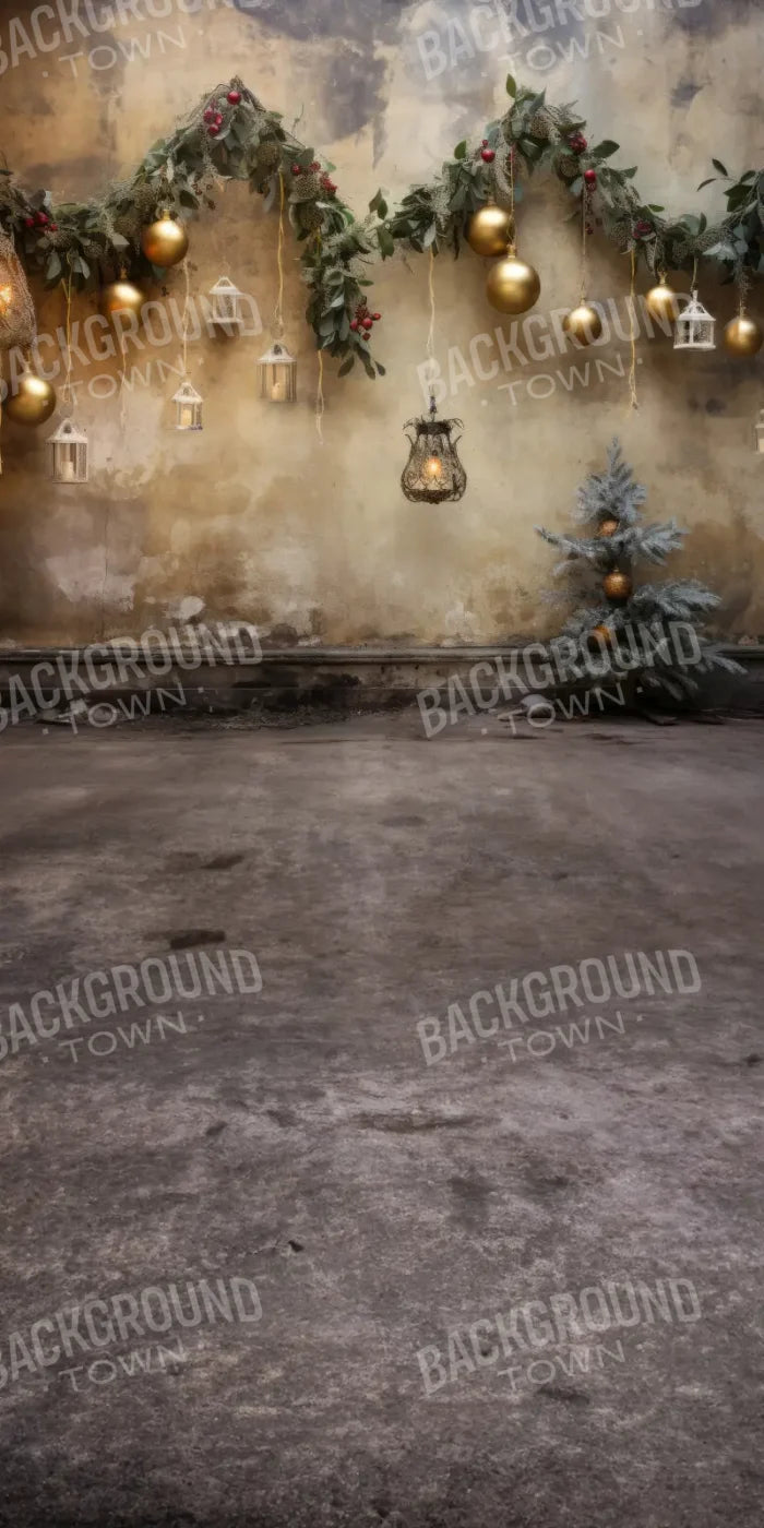 Christmas Decay Sweep 10’x20’ UltraCloth (120 x 240 inch) Backdrop