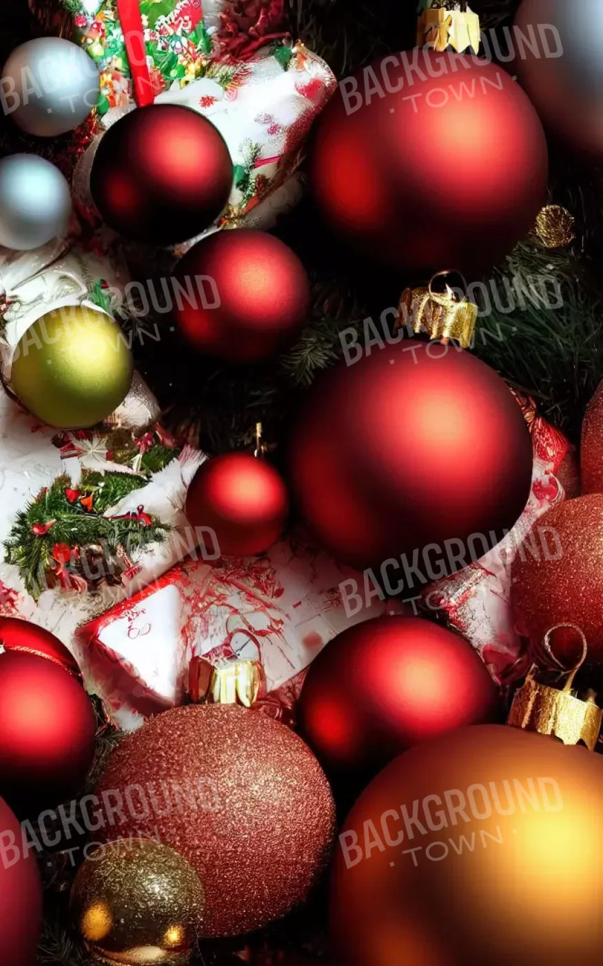 Christmas Decor 10’X16’ Ultracloth (120 X 192 Inch) Backdrop